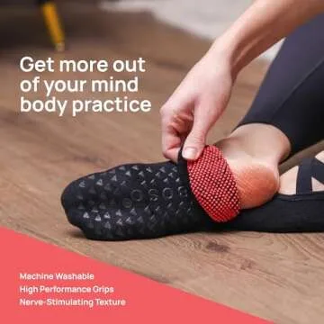 NABOSO Non-Slip Studio Socks for Balance and Recovery