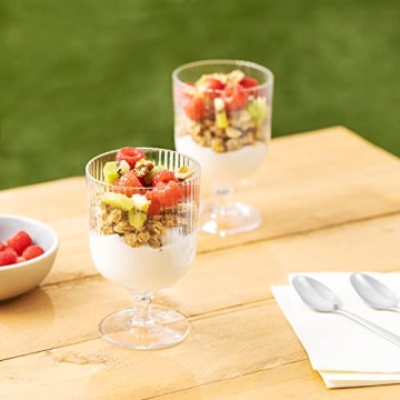 Navaris Snifter Glasses Set of 4 for Drinks and Desserts