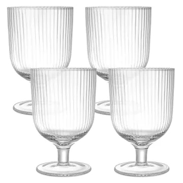 Navaris Snifter Glasses Set of 4 for Drinks and Desserts