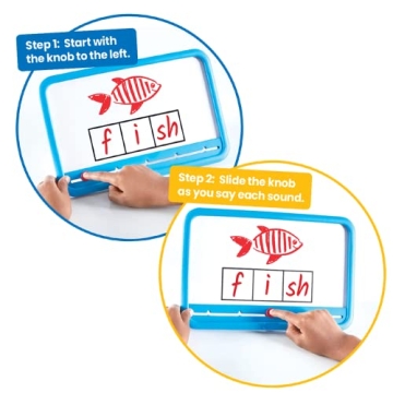 hand2mind Magnetic Dry Erase Boards Set for Phonics