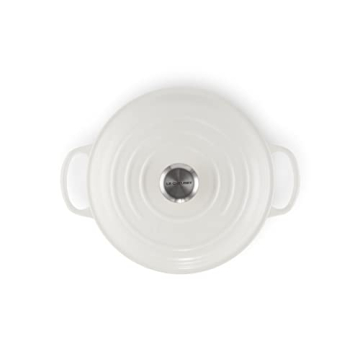 Le Creuset Enameled Cast Iron Signature Braiser, 2.25 qt., White