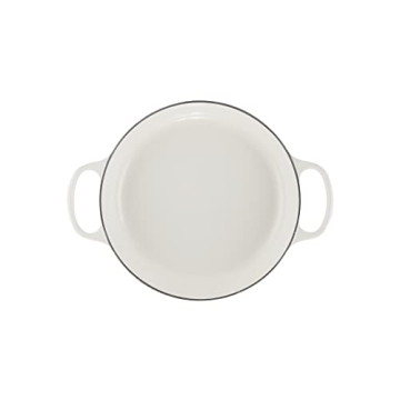 Le Creuset Enameled Cast Iron Signature Braiser, 2.25 qt., White