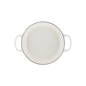 Le Creuset Enameled Cast Iron Signature Braiser, 2.25 qt., White