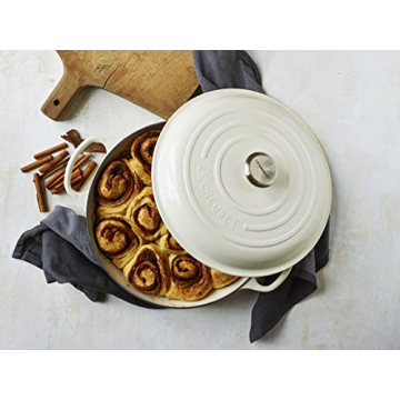 Le Creuset Enameled Cast Iron Signature Braiser, 2.25 qt., White