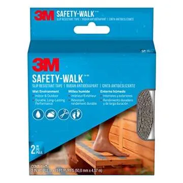 3M Safety-Walk Slip Resistant Tape - Anti Slip Grey Tape for Wet Conditions