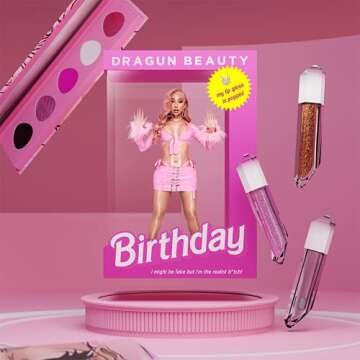 DRAGUN BEAUTY DragunGlass Clear Lip Gloss, Crystal – Transparent Lip Gloss Clear, High Shine, Sheer Coverage & Lightweight with Vanilla Scent, Cruelty-Free (0.12oz)