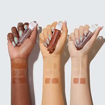 DRAGUN BEAUTY DragunGlass Clear Lip Gloss, Crystal – Transparent Lip Gloss Clear, High Shine, Sheer Coverage & Lightweight with Vanilla Scent, Cruelty-Free (0.12oz)