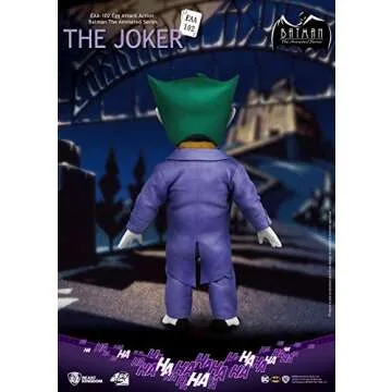 Beast Kingdom Batman The Animated Series: The Joker EAA-102 Egg Attack Action Figure, Multicolor