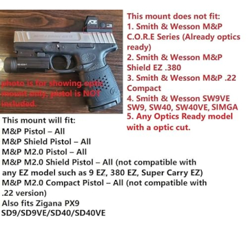 ADE RD3-009 Red Dot Reflex Sight for Smith & Wesson Pistols