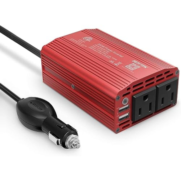 BESTEK 300W Power Inverter - DC 12V to 110V AC