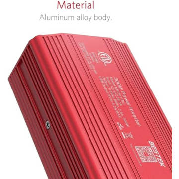 BESTEK 300W Power Inverter - DC 12V to 110V AC