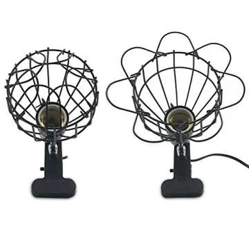 Heat Lamp Stand, Heating Lamp Stand, Flexible Clamp Lamp Fixture for Reptiles, 360-Degree Rotary Arm...