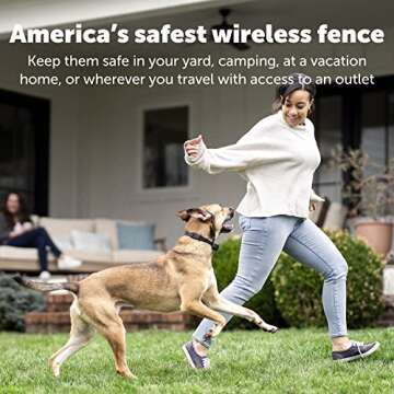 PetSafe Stay & Play Wireless Fence for Dogs & Cats - Rechargeable Collar