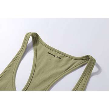 Men's 3 Pack Athletic Stringer Tank Tops - GYM REVOLUTION