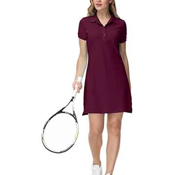 MoFiz Short Sleeve Sport Dress for Active Women