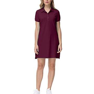 MoFiz Short Sleeve Sport Dress for Active Women