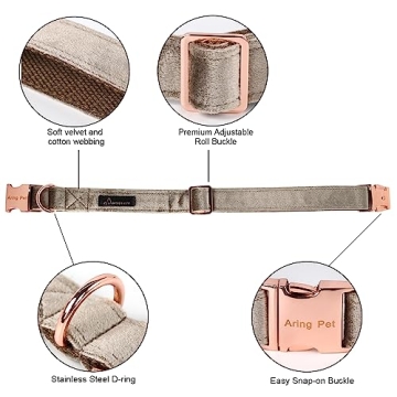 Elegant Velvet Dog Bowtie Collar for All Occasions