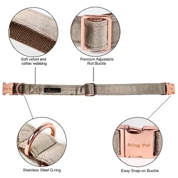 Elegant Velvet Dog Bowtie Collar for All Occasions