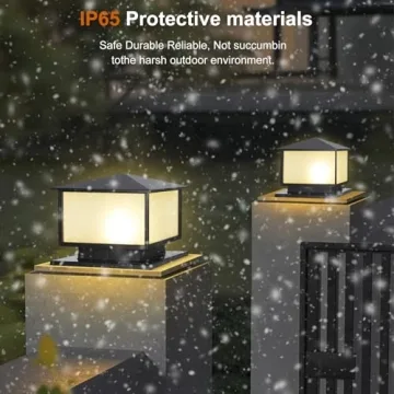 SLAWA Outdoor Column Lights Waterproof Aluminum Fixture