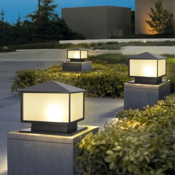 SLAWA Outdoor Column Lights Waterproof Aluminum Fixture