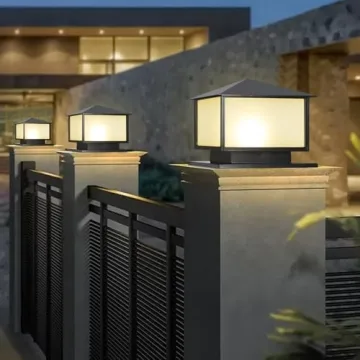 SLAWA Outdoor Column Lights Waterproof Aluminum Fixture