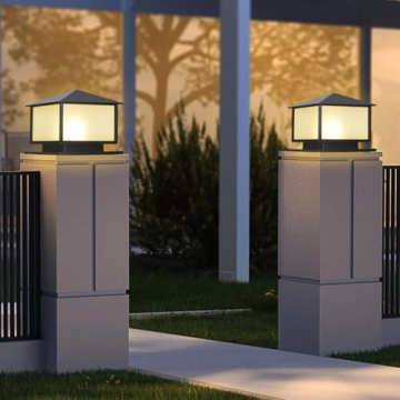 SLAWA Outdoor Column Lights Waterproof Aluminum Fixture