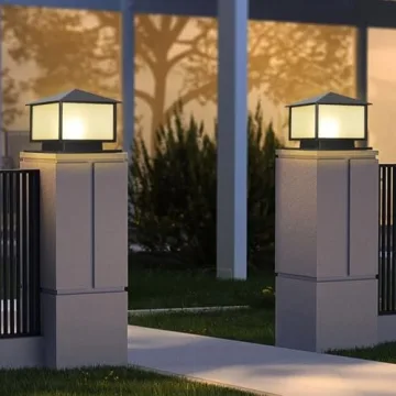 SLAWA Outdoor Column Lights Waterproof Aluminum Fixture