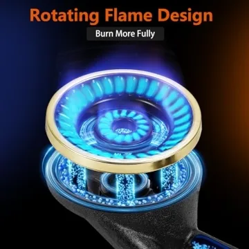 Compact 2 Burner Propane Stove for Outdoor Cooking