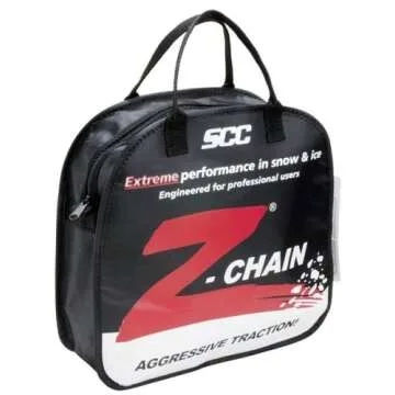 SCC Z-575 Z-Chain Extreme Performance Cable Tire Traction Chain - Set of 2,Silver