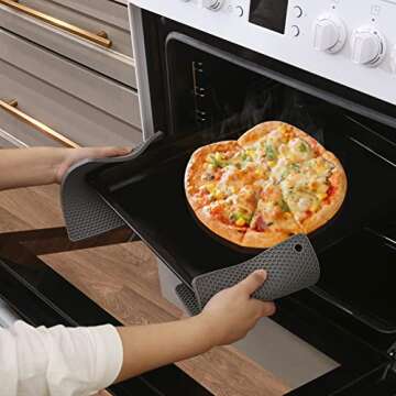 Trivet Mats Silicone Pot Holders Set of 4 for Kitchen