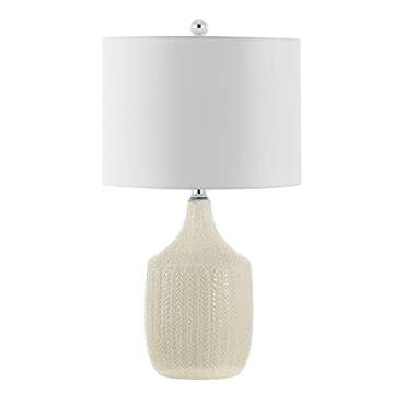 SAFAVIEH Secia Modern 25" Table Lamp with LED Bulb Included