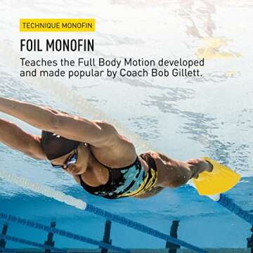 FINIS Foil Monofin (Medium) Yellow
