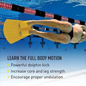 FINIS Foil Monofin (Medium) Yellow