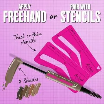 NYX Professional Makeup Longwear Eyebrow Gel for Perfect Brows