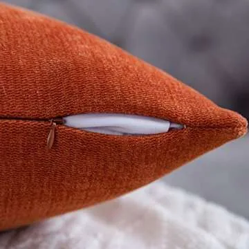 Anickal Fall Thanksgiving Pillow Covers Set of 2 - Burnt Orange