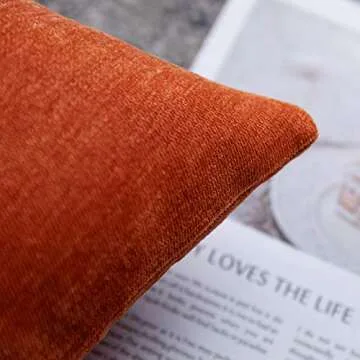 Anickal Fall Thanksgiving Pillow Covers Set of 2 - Burnt Orange