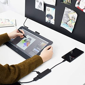 Wacom DTC133W0A One Digital Drawing Tablet - Ideal for Artists