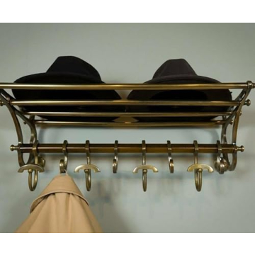 Vintage Luxury METALARTO French Coat Rack with Hooks