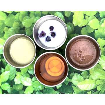 JaceBox Stainless Steel Cups - BPA Free Reusable UnBreakeable, Safe for Baby Kids Recyclable Stackable - Set with 4 / 8oz Cups. Camping Traveling RVs Boats Transition Cup. Non Toxic Eco Friendly