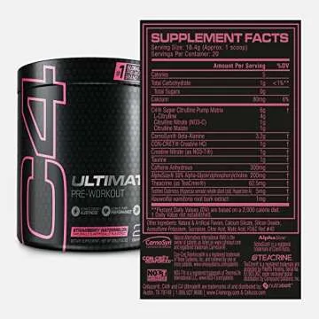 Cellucor C4 Ultimate Watermelon Pre Workout - 20 Servings