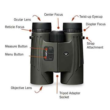 Vortex Optics Fury HD 10x42 Binoculars for Precise Rangefinding