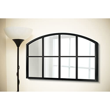 WAMIRRO Farmhouse Arched Wall Mirror 42x28 Inch