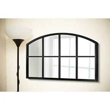 WAMIRRO Farmhouse Arched Wall Mirror 42x28 Inch