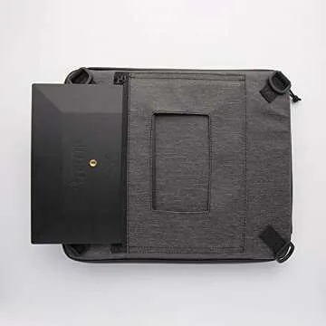 ETCHR Slate Satchel - 2 in 1 Art Travel Case and Messenger Bag for Art Supplies - Weatherproof Portfolio - Tripod Mountable for Plein Air