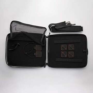 ETCHR Slate Satchel - 2 in 1 Art Travel Case and Messenger Bag for Art Supplies - Weatherproof Portfolio - Tripod Mountable for Plein Air