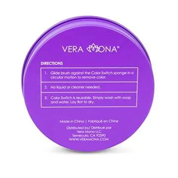 VERA MONA Color Switch® Instant Brush Cleaner for Effortless Makeup