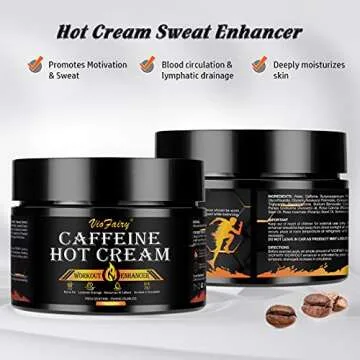 Caffeine Anti Cellulite Hot Cream, Body Sculpting Cellulite Workout Cream for Women & Men , Anti-Cel...