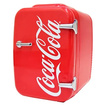 Cute Cooluli Retro Coca-Cola Mini Fridge: 4L Portable & Versatile