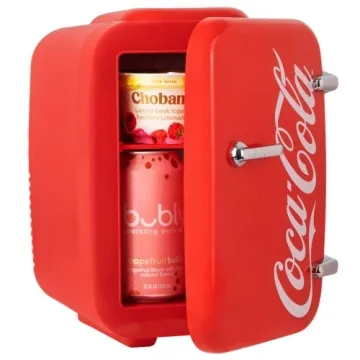 Cooluli Retro Coca-Cola Mini Fridge - Portable & Efficient