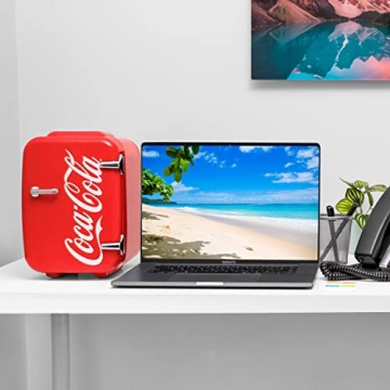 Cooluli Retro Coca-Cola Mini Fridge - Portable & Efficient